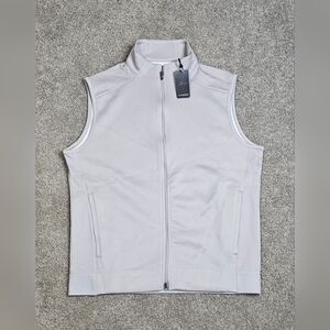 🎁Nwt Gift Greg Norman Men's Gray Sleeveless Golf Jacket  Size Small
